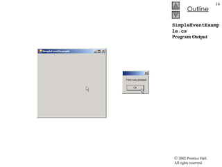 SimpleEventExample.cs Program Output 