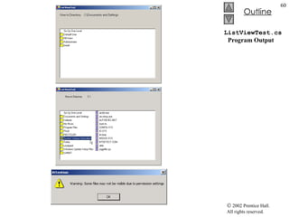 ListViewTest.cs   Program Output 