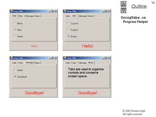 UsingTabs.cs   Program Output 