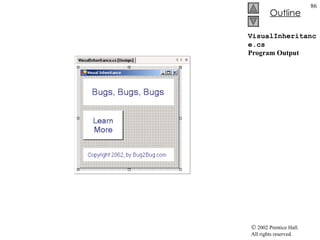 VisualInheritance.cs Program Output 