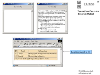 TransformTest.cs  Program Output Result rendered in IE 