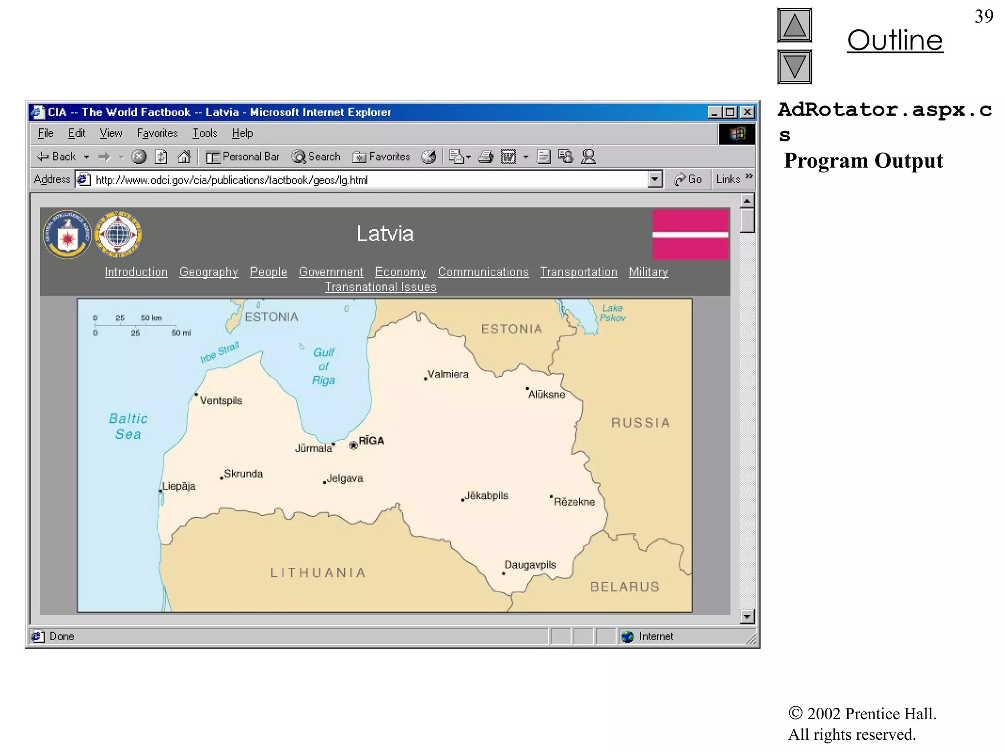 AdRotator.aspx.cs  Program Output 