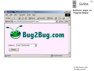 Authors.aspx.cs  Program Output 