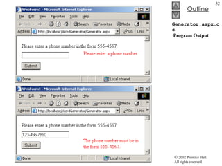 Generator.aspx.cs  Program Output 