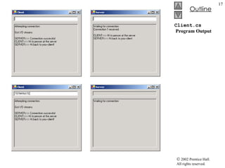 Client.cs  Program Output 