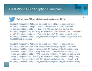 Preventing XSS with Content Security Policy | PDF