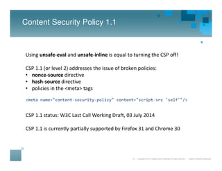 Preventing XSS with Content Security Policy | PDF