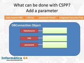 Connection String Parameter Pollution Attacks | PPTX