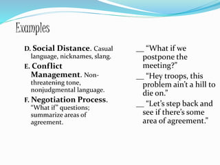 Distancing Language communication skills ppt | PPTX