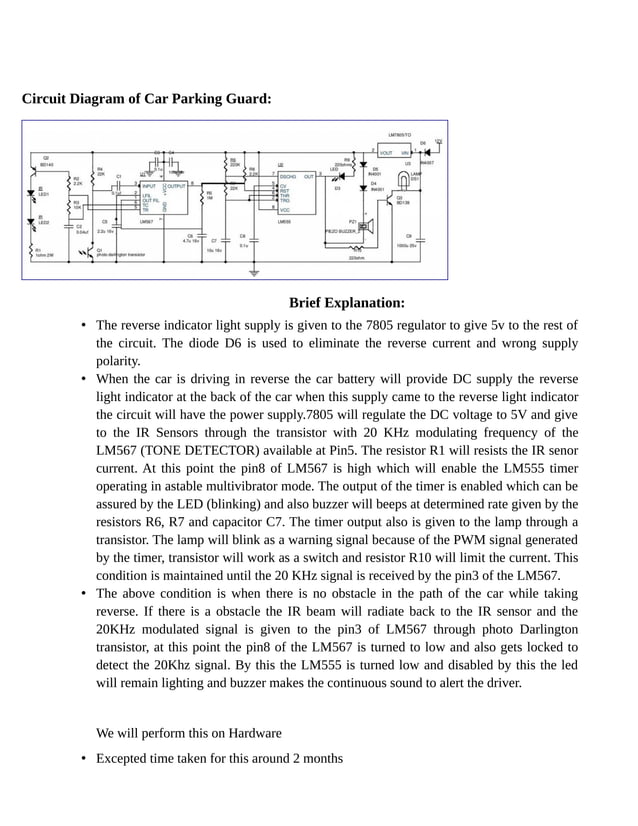 Car parking using IR sensor PDF