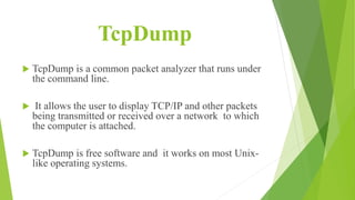Nmap & Network sniffing | PPTX