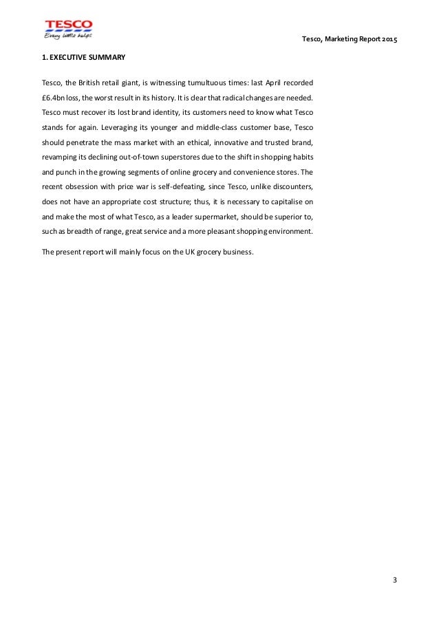 Tesco culture analysis picture