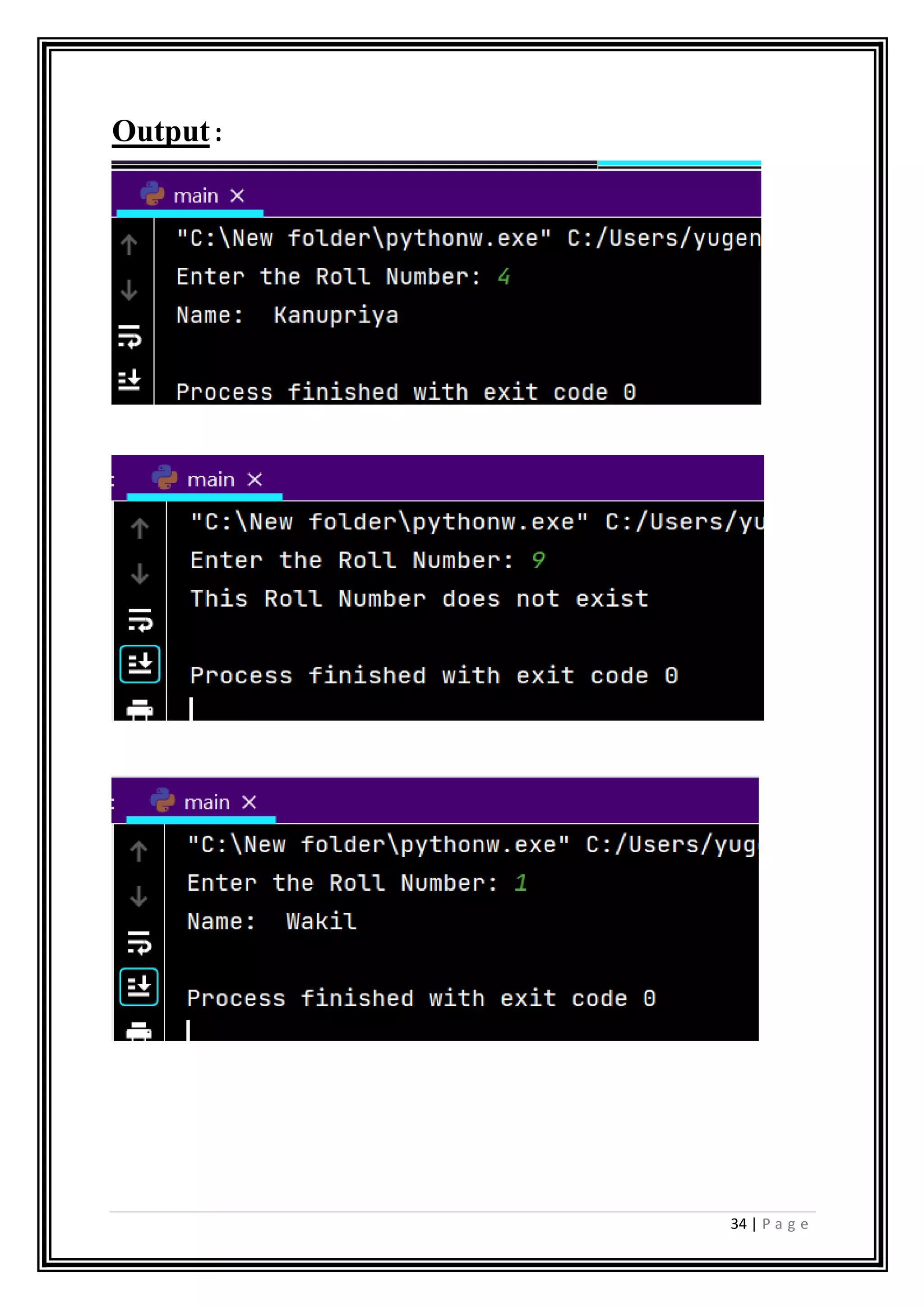 Computer Science Practical File class XII | DOCX | Programming ...