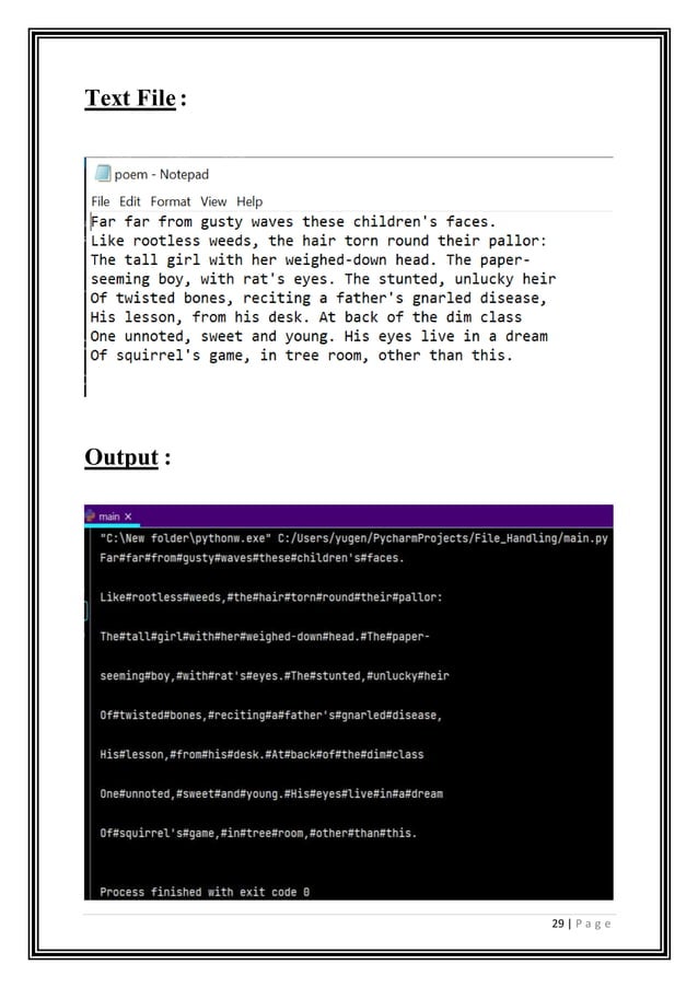 Computer Science Practical File class XII | DOCX | Programming ...
