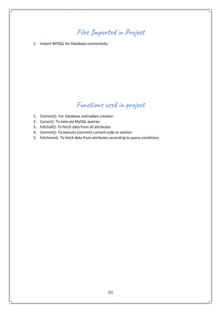 Employee Management (CS Project for 12th CBSE) | PDF image.