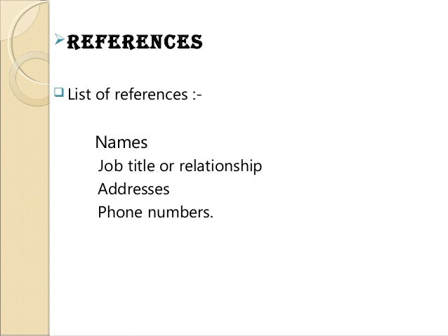 references list for job rome fontanacountryinn com reference list for a job