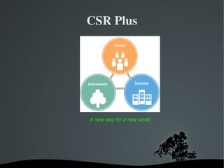 CSR Plus




    A new way for a new world




     
 