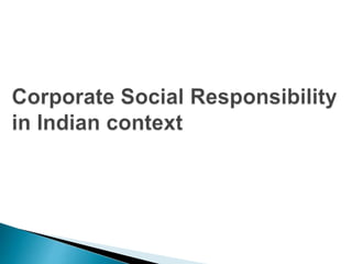 Corporate Social Responsibility | PPTX