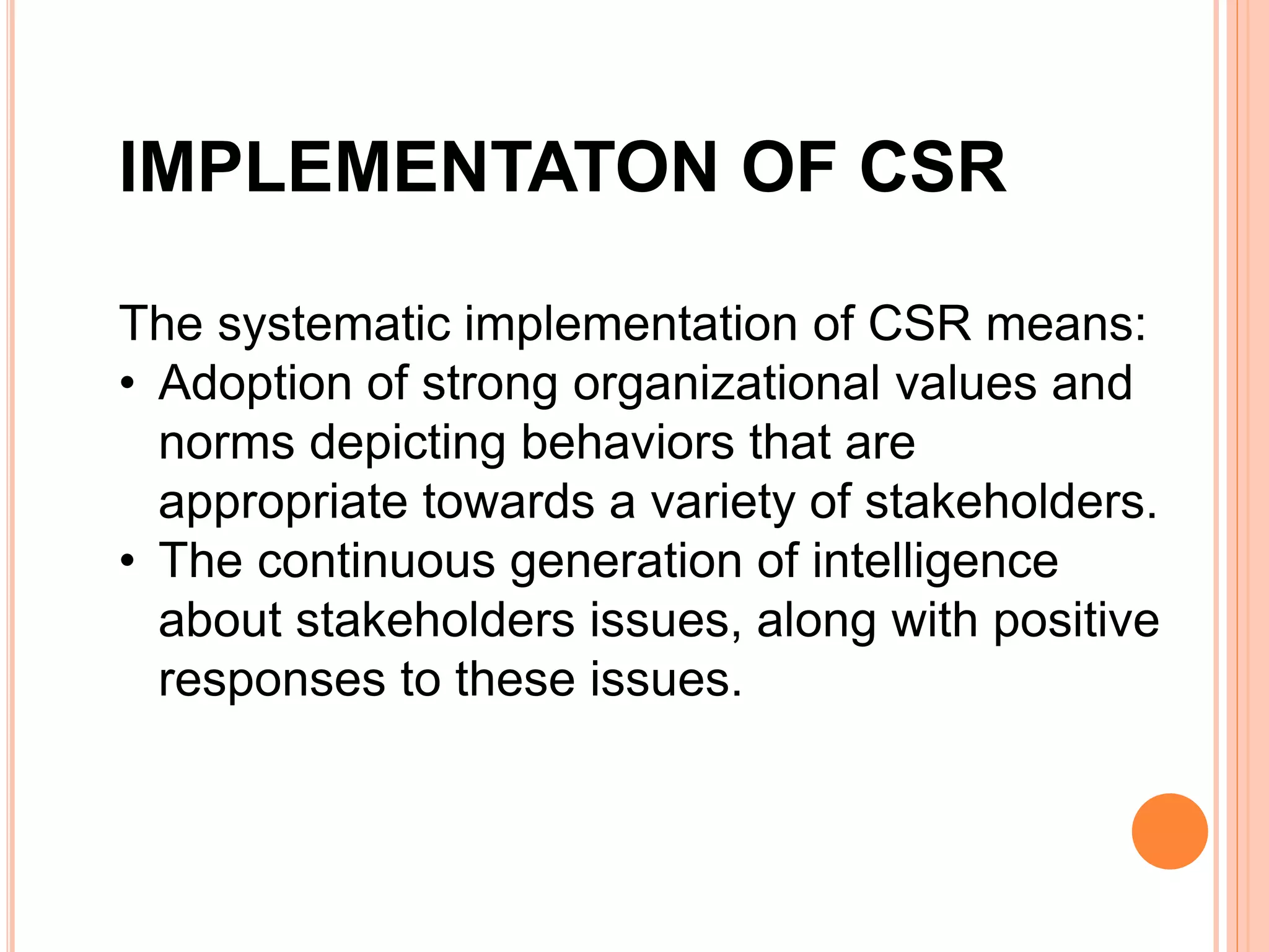Corporate Social Responsibility(CSR) | PPTX