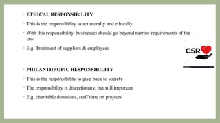 CSR - Copy.pptx and Corporate Social Responsibility, or CSR, is a ...