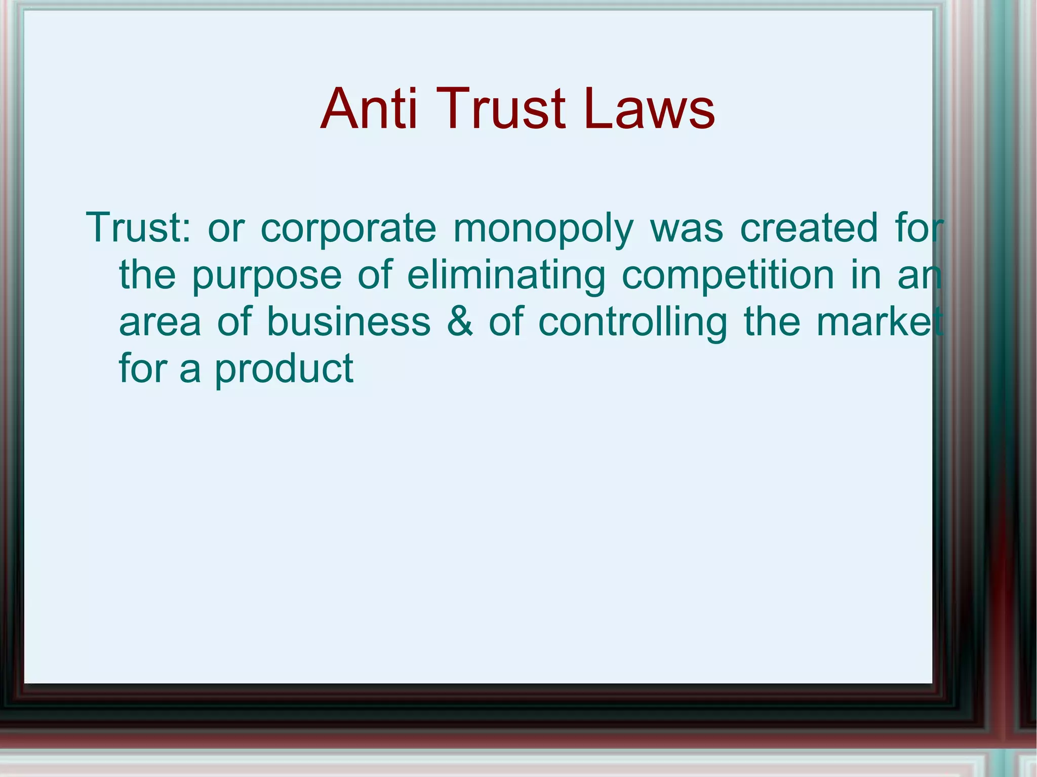 Unfair Trade Practices Resorting to unethical business behavior to gain a competitive edge  (advertising fraud, patent/ trademark infringement, socially irresponsible gimmicks, etc.) 