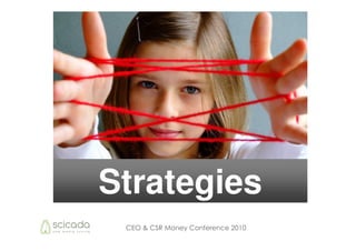 Strategies
 CEO & CSR Money Conference 2010
 