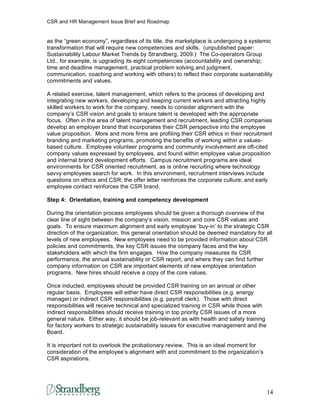Csr Program Humam The Role of Human Resource Management in CSR | PDF