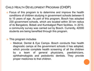 Csr by bosch | PPTX