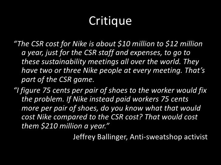 CSR Case Study