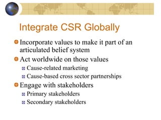 Csr & ethics | PPT