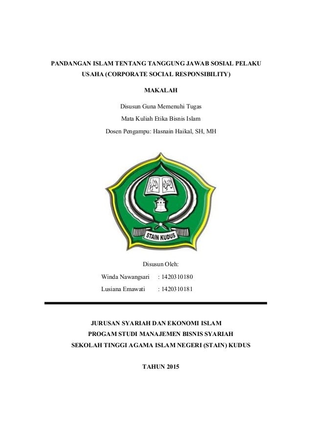 Csr Etika Bisnis