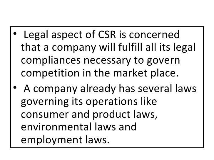 corporate social responsibility