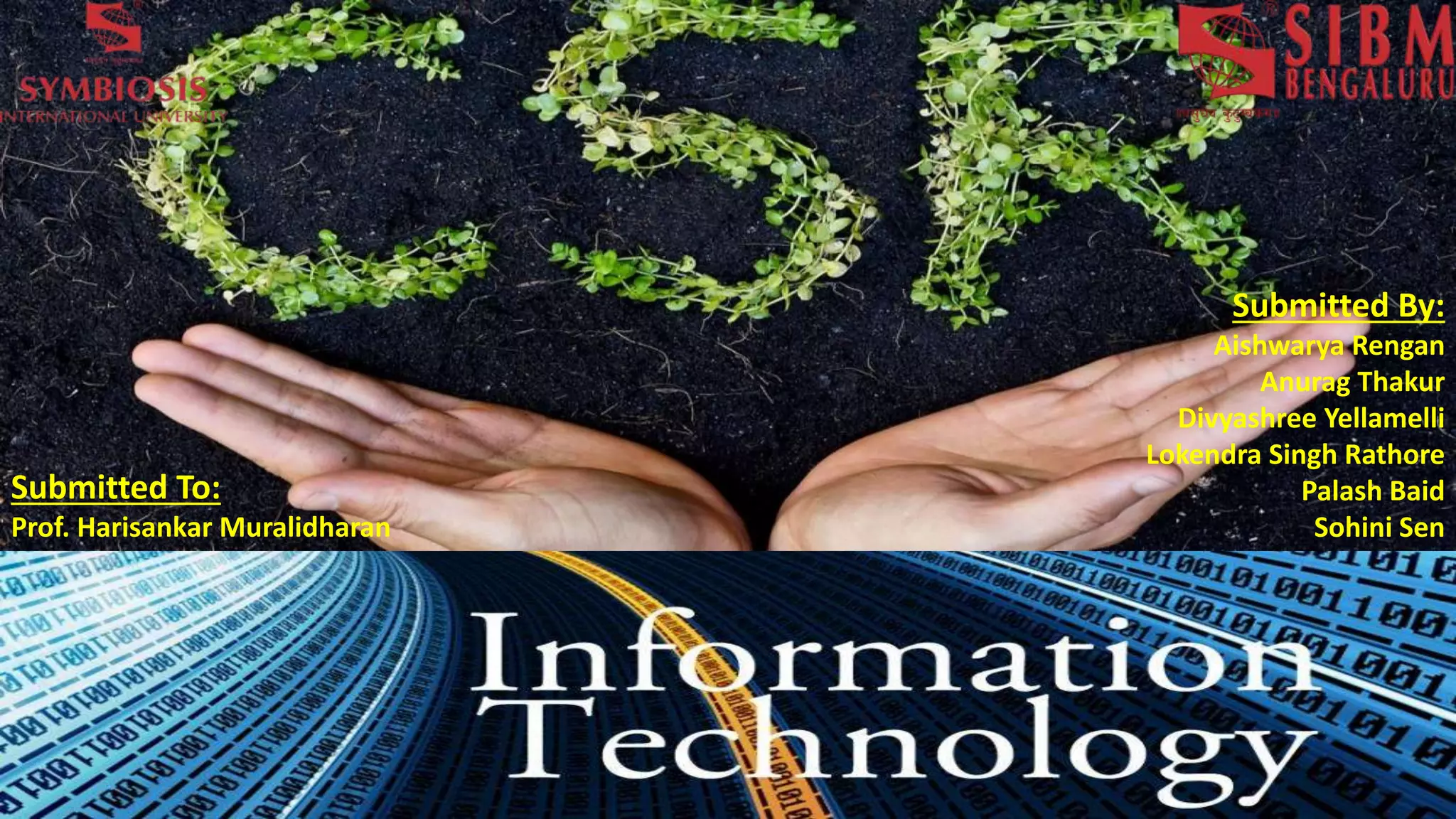 Corporate Social Responsibility IT/IT Services | PPTX