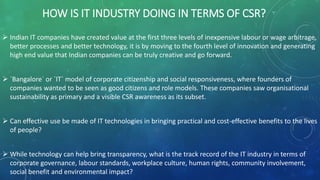 Corporate Social Responsibility IT/IT Services | PPTX