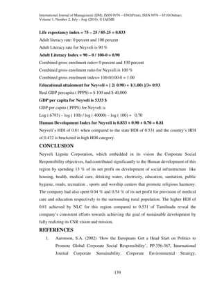 Csr in a public sector undertaking in india – a case study | PDF