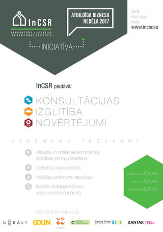 Atbildīgu ideju katalogs 2017