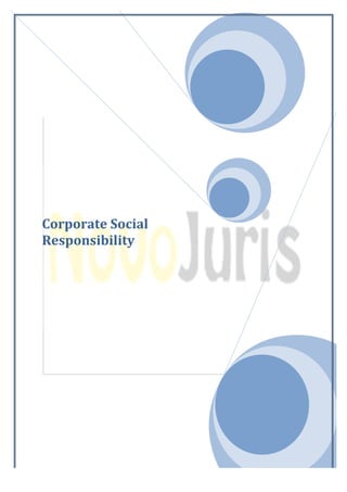  
	
  
	
  
	
   	
  
Corporate	
  Social	
  
Responsibility	
  
 