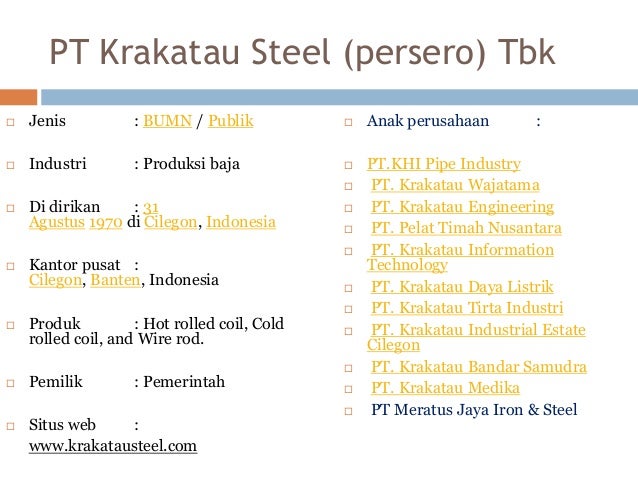 Corporate Social Responsibility Pt Krakatau Steel Persero Tbk