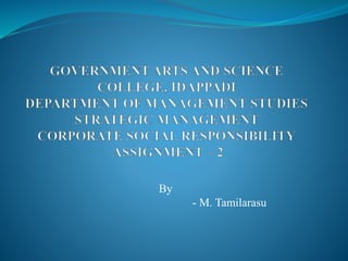 By
- M. Tamilarasu
 