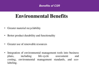 Corporate Social Responsibility Presentation | PDF