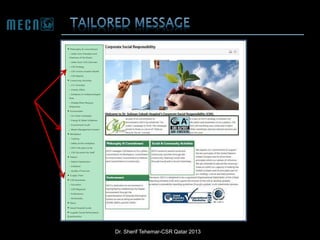 Dr. Sherif Tehemar-CSR Qatar 2013

 