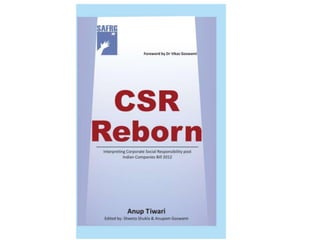 CSR Reborn- a presentation on book on Corporate Social Responsibility