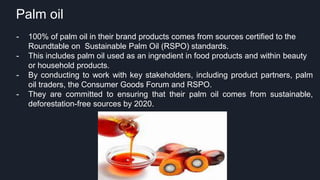 Products With Rspo Csr report | PPTX