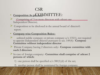 Csr Committee Composition csr sessionSOCIAL RESPmodels of CSR.pptx