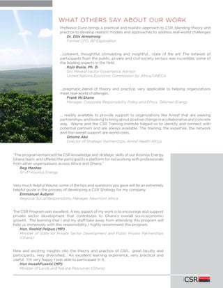 CSR Skills: What you need and why | PDF