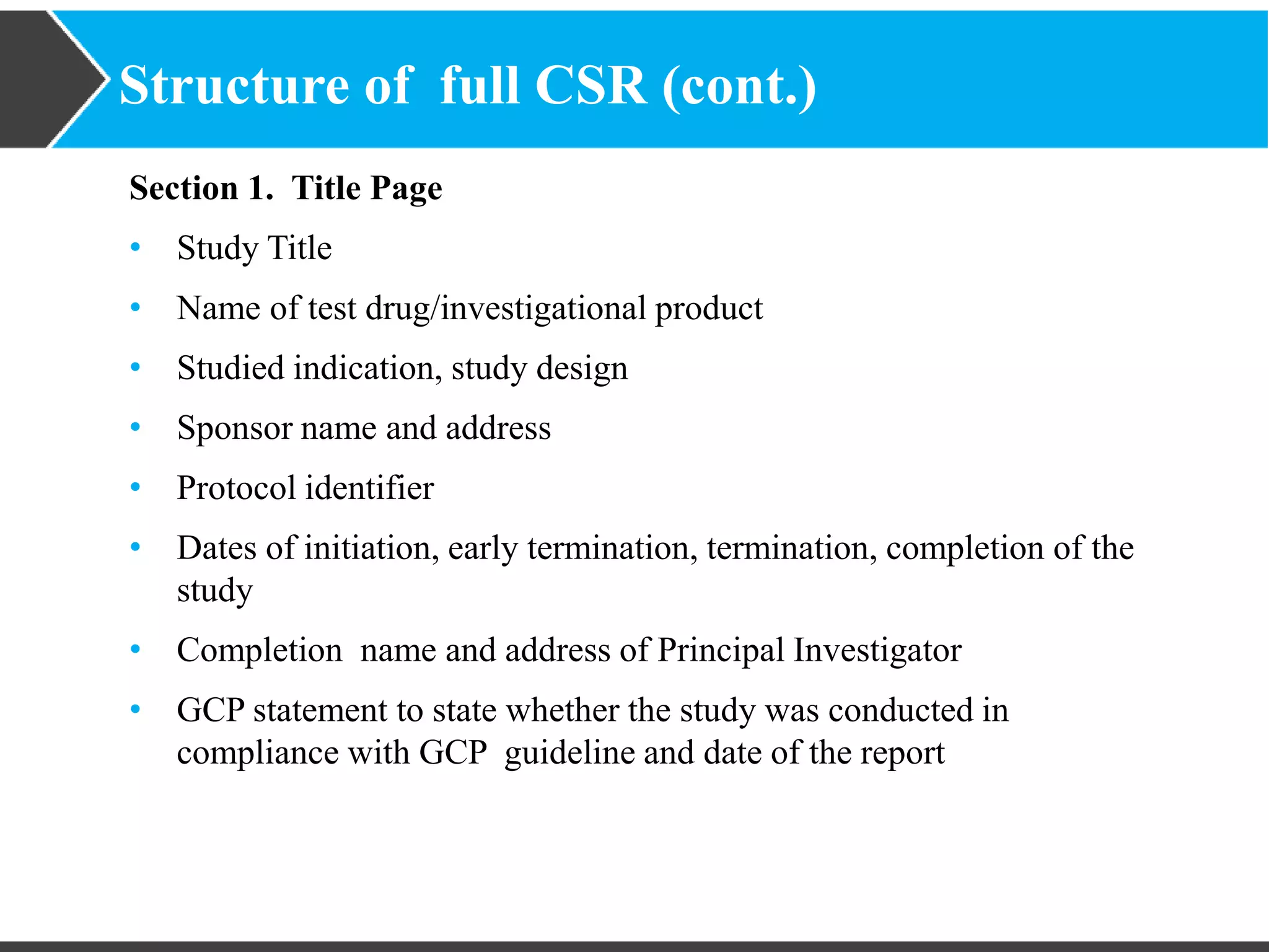 Turacoz - Clinical Study Report | PPTX