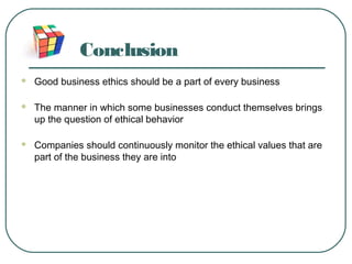 Ethical Dilemmas in Business | PPT