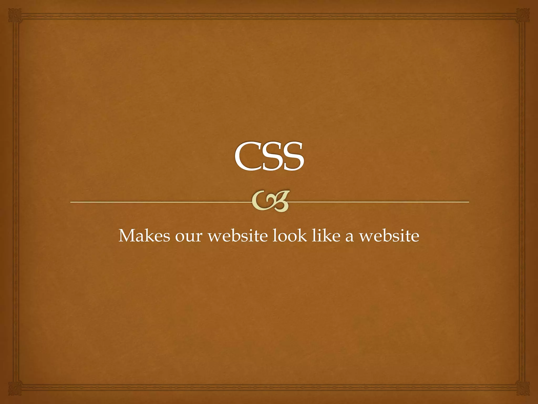 Cascading Style Sheets | PPT