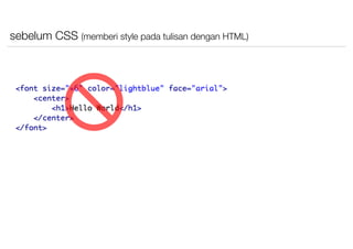 CSS Dasar #1 : Intro | PDF