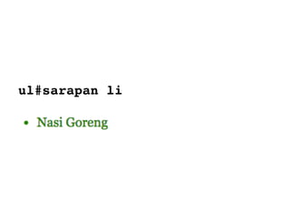 CSS Dasar #10 : Specificity | PDF